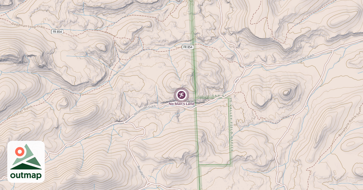 Map of No Man's Land