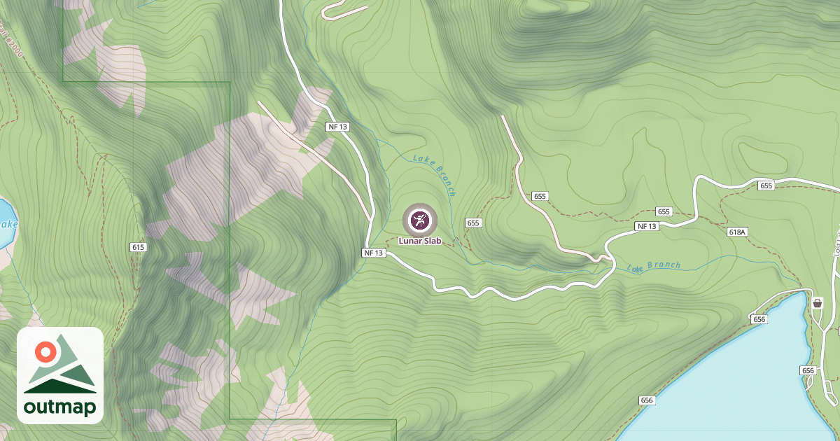 Map of Lunar Slab