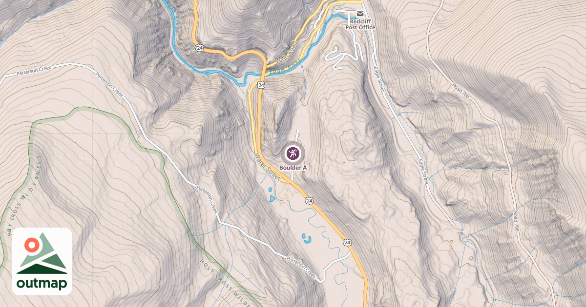 Map of Boulder A