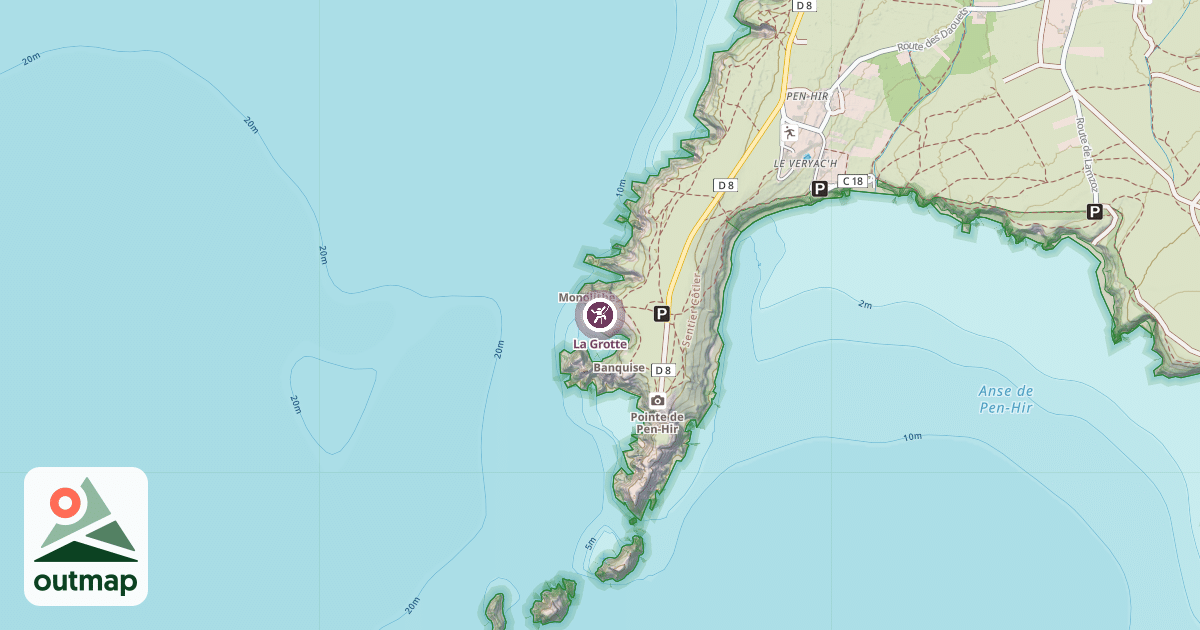 Map of La Grotte