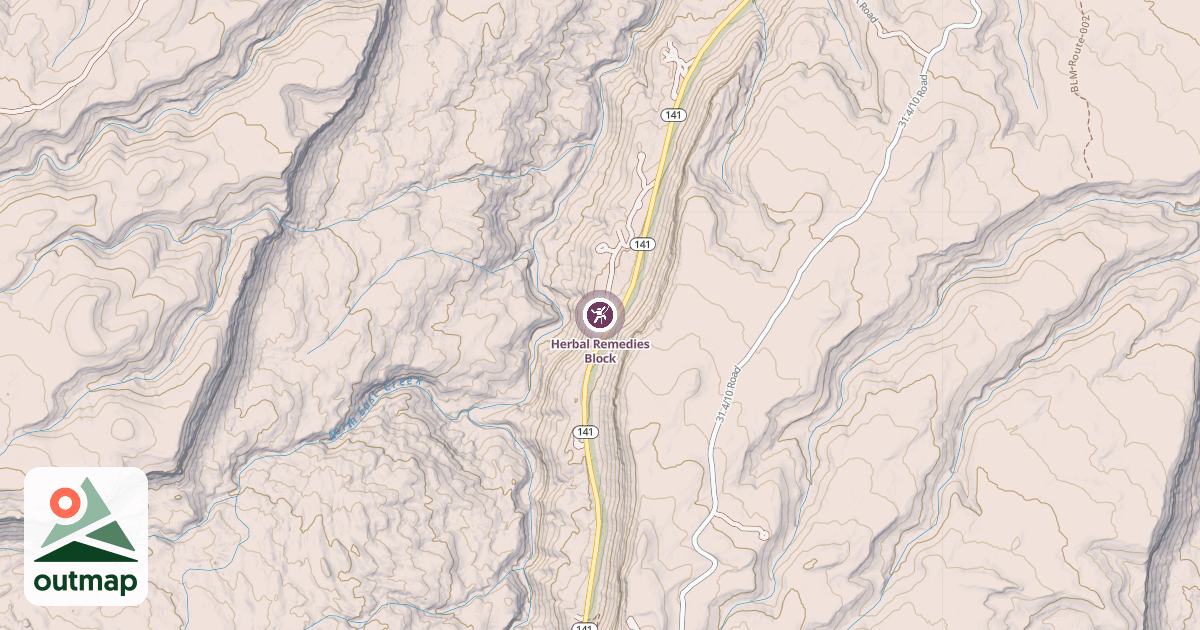 Map of Herbal Remedies Block