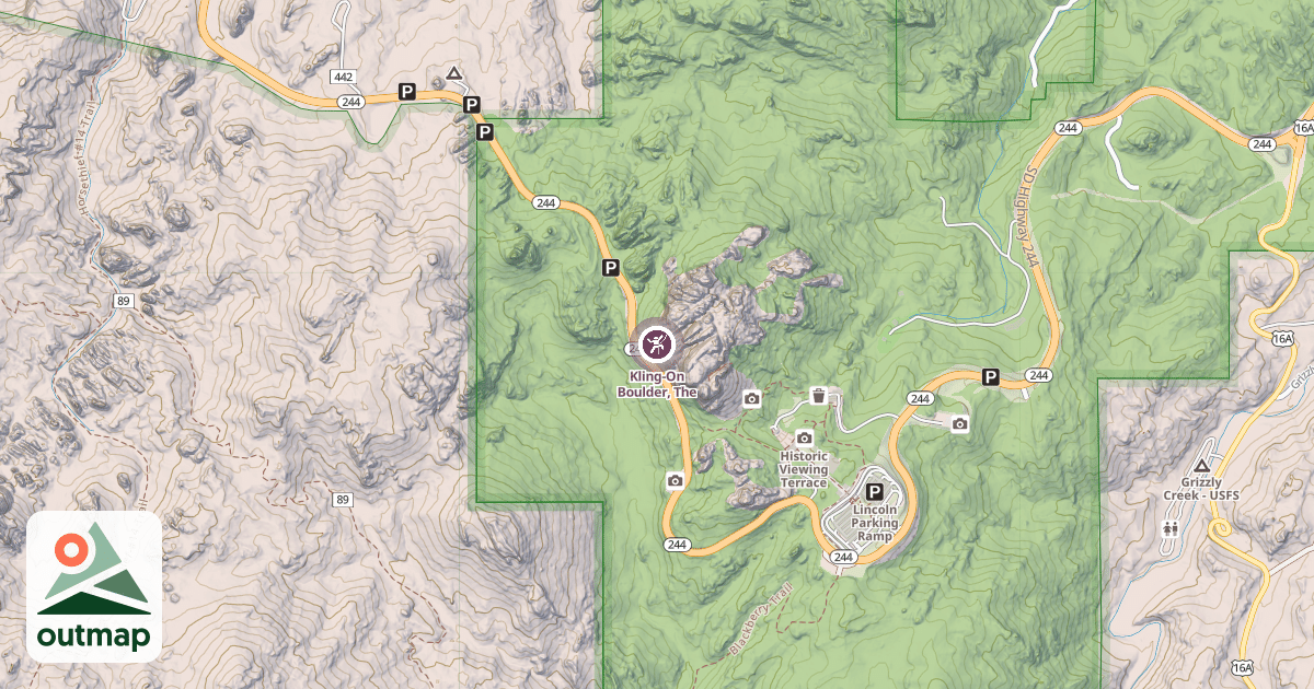 Map of Kling-On Boulder, The
