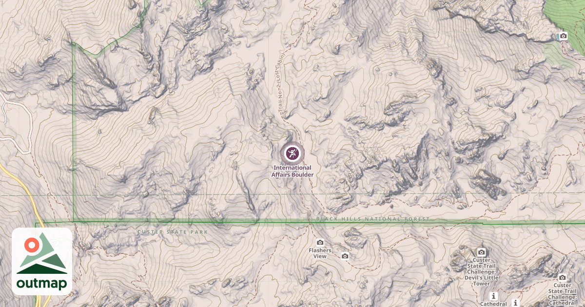 Map of International Affairs Boulder