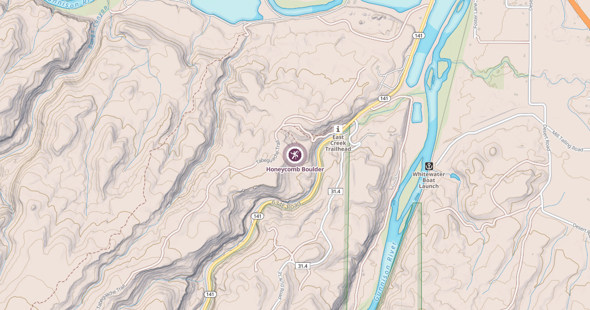 Map preview of Honeycomb Boulder