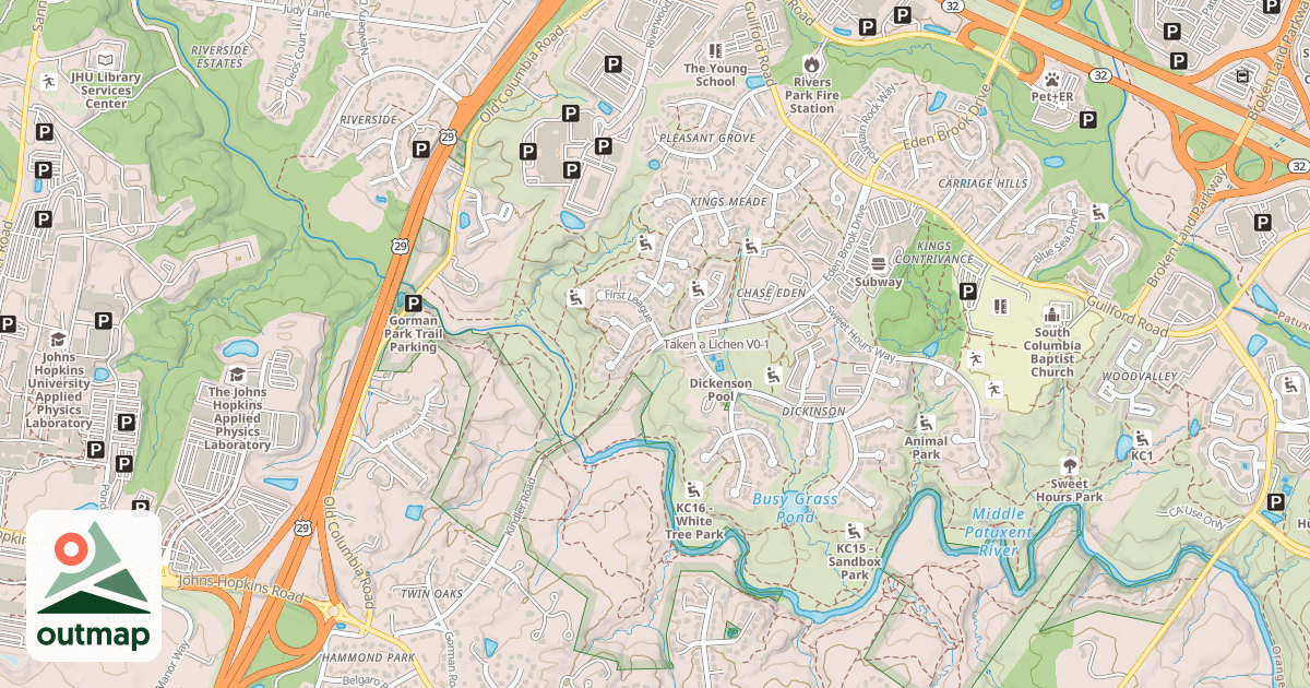 Map of Taken a Lichen