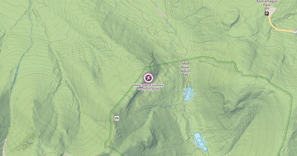 Map preview of West side of Greeley northern pond