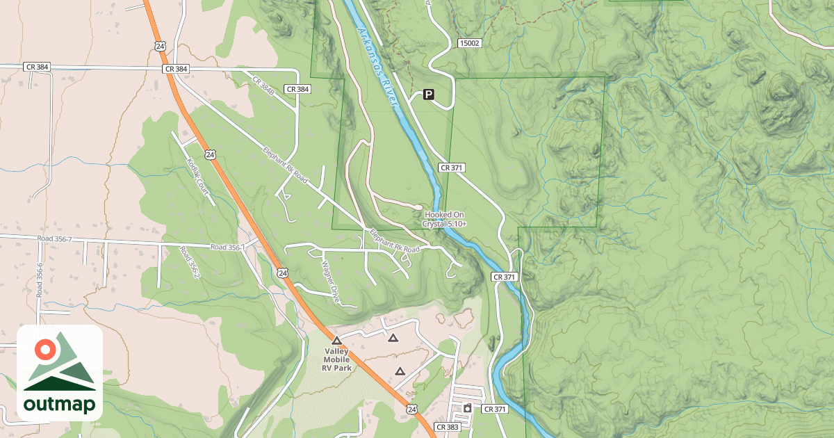 Map of Hooked On Crystal