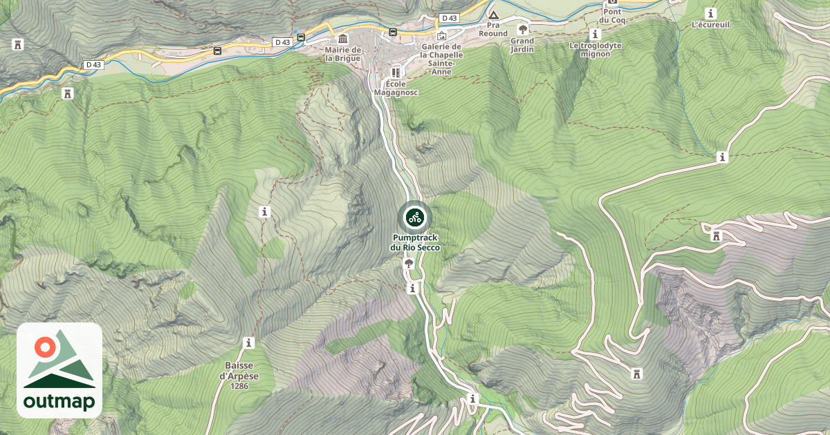 Map of Pumptrack du Rio Secco