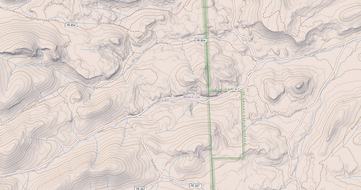Map preview of Walking On Wine