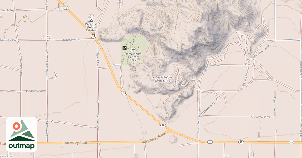Map of A Death Before Dying