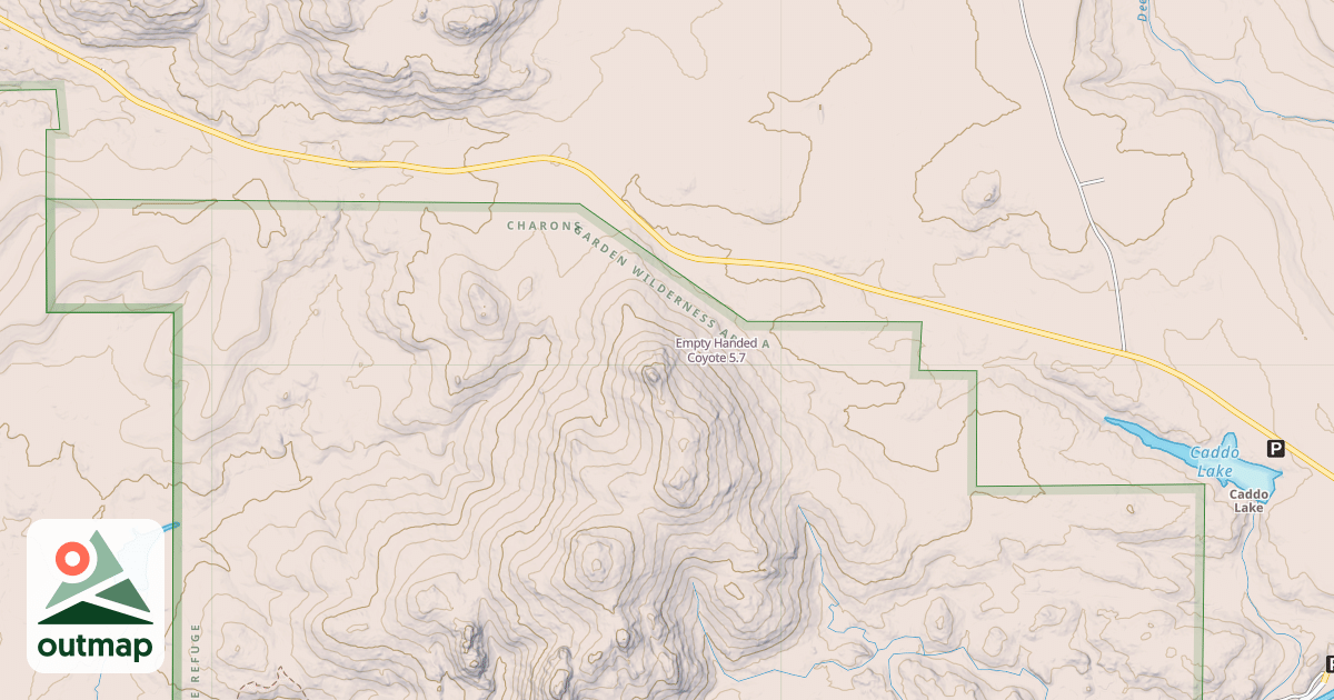 Map of Empty Handed Coyote