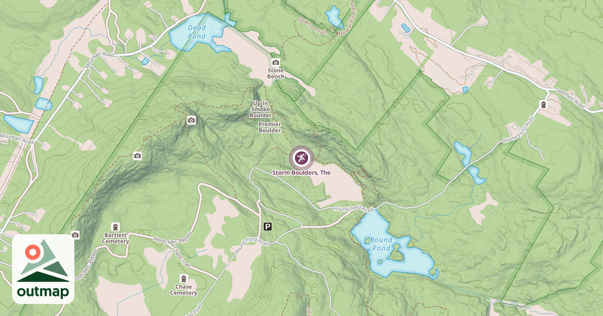 Map of Storm Boulders, The