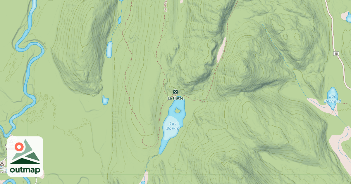 Map of La Hutte