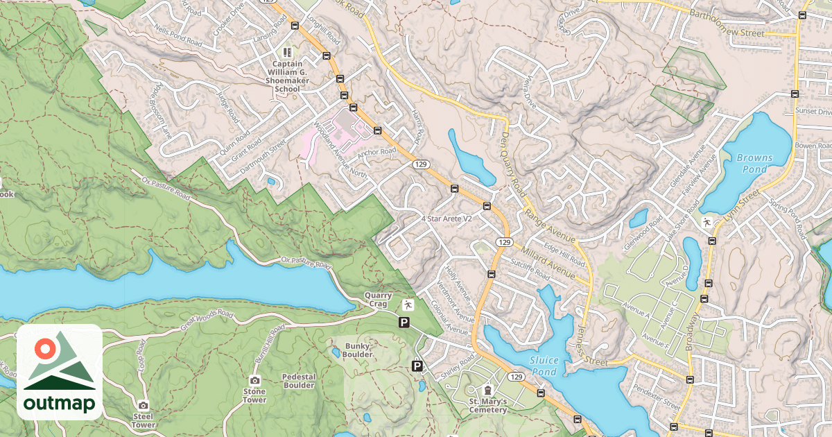 Map of 4 Star Arete