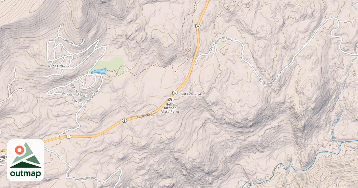 Map of Rat Hole