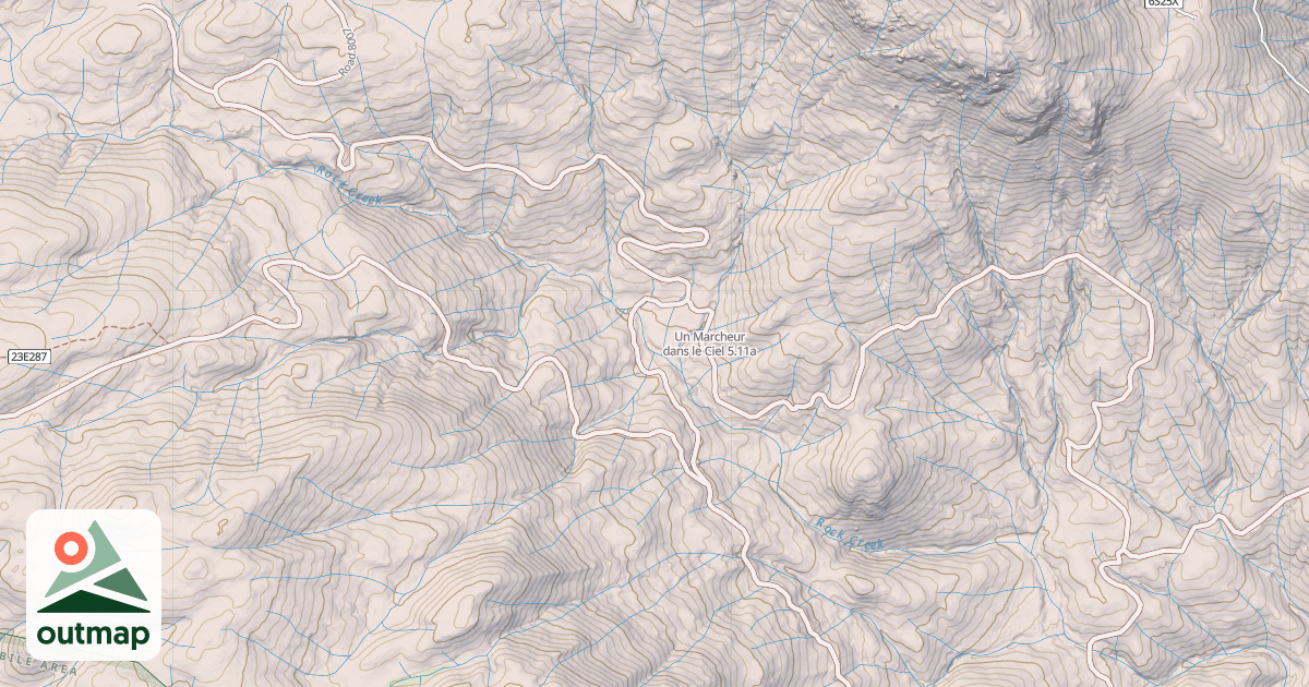 Map of Un Marcheur dans le Ciel