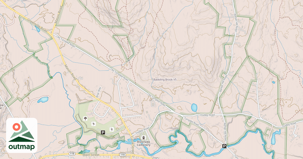 Map of Babbling Brook