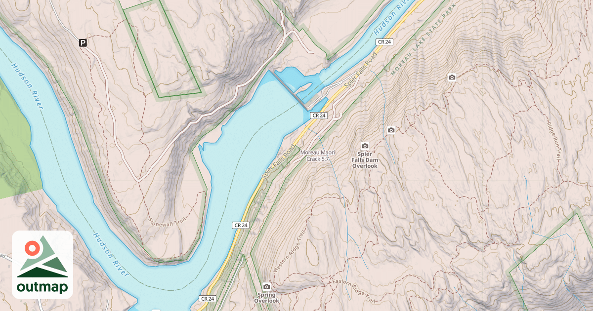 Map of Moreau Maori Crack