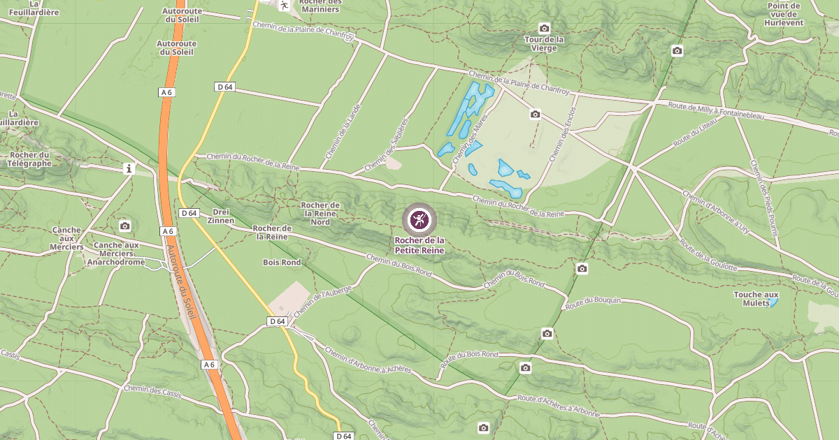 Map preview of Rocher de la Petite Reine