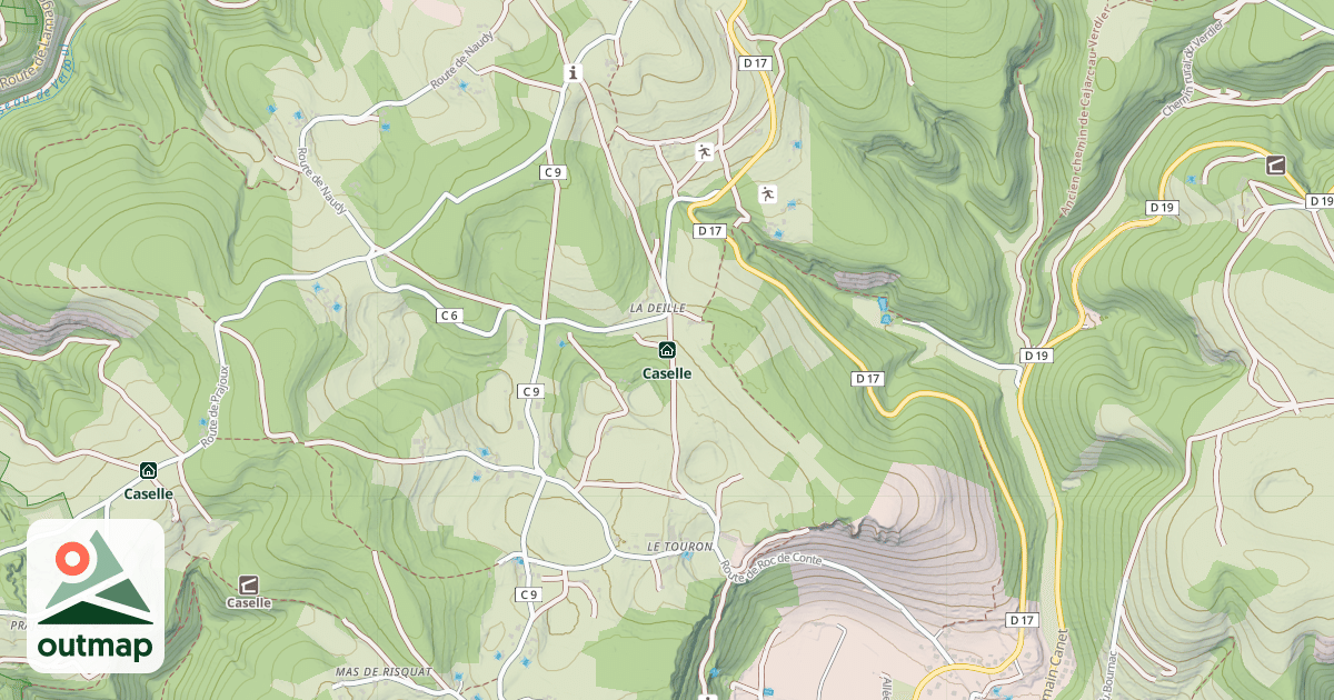 Map of Caselle