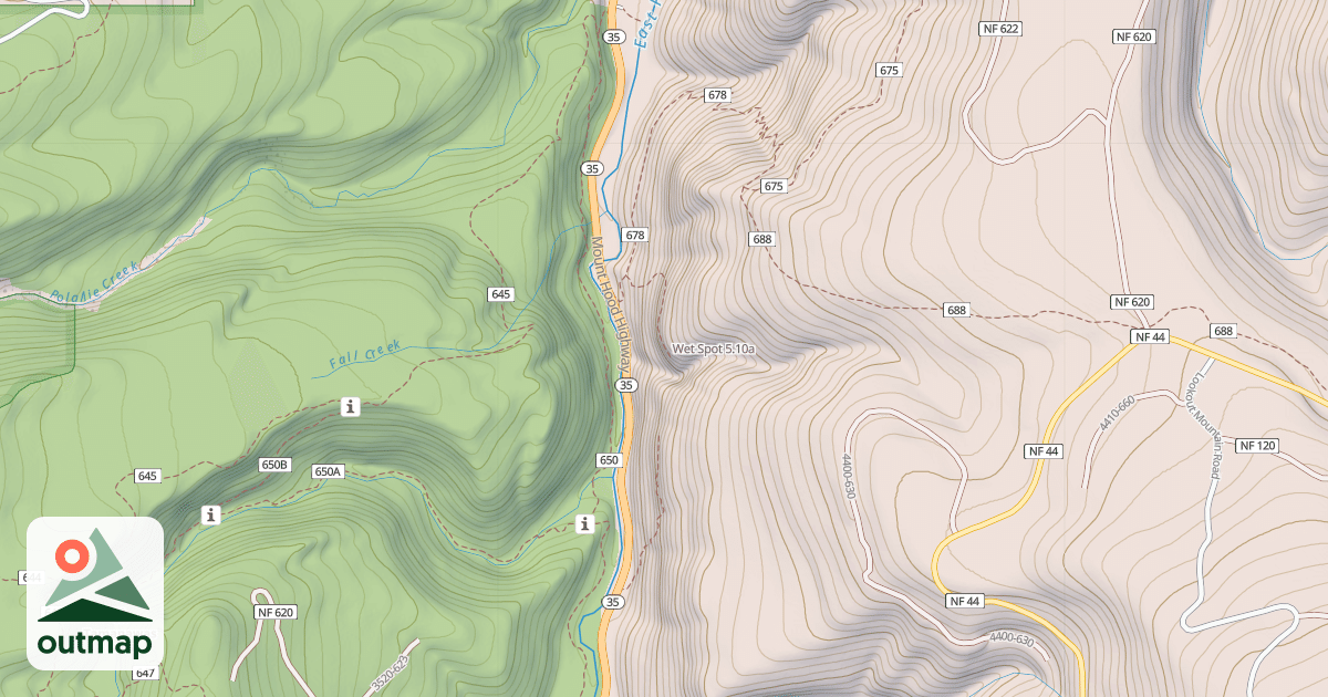 Map of Wet Spot