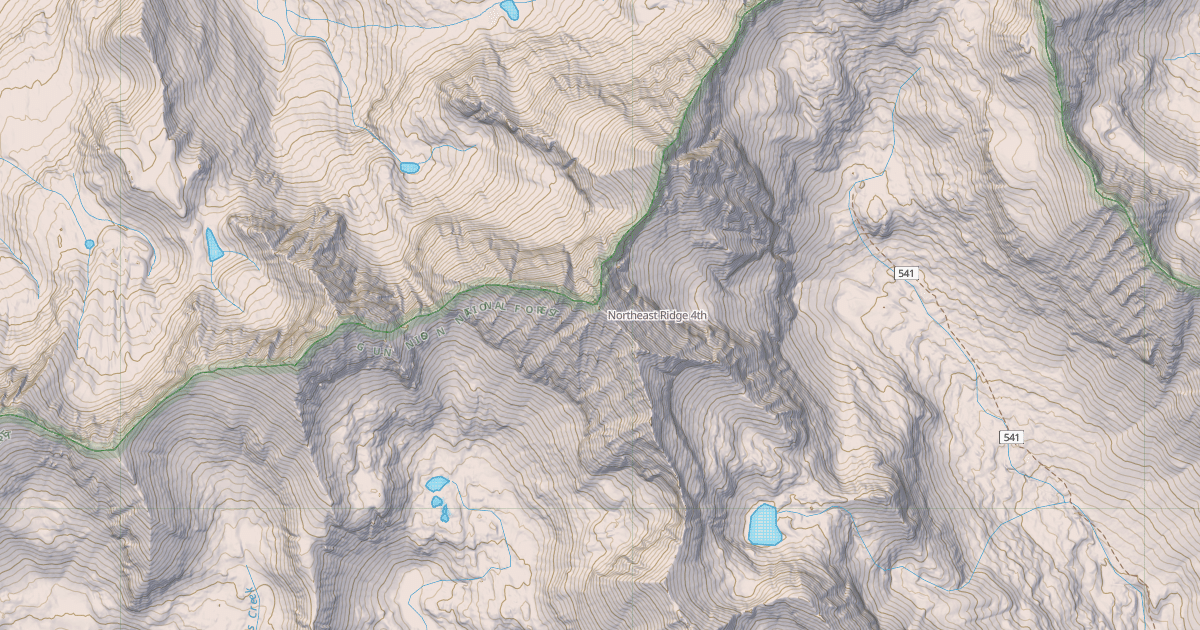 Map preview of Northeast Ridge