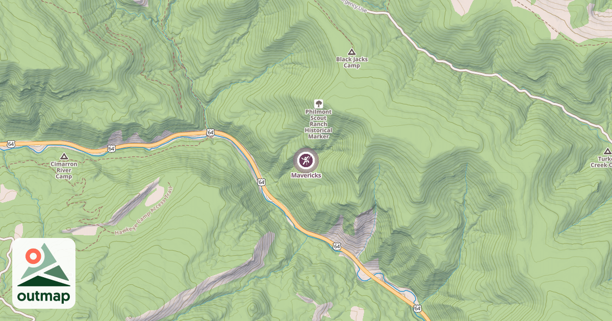 Map of Mavericks