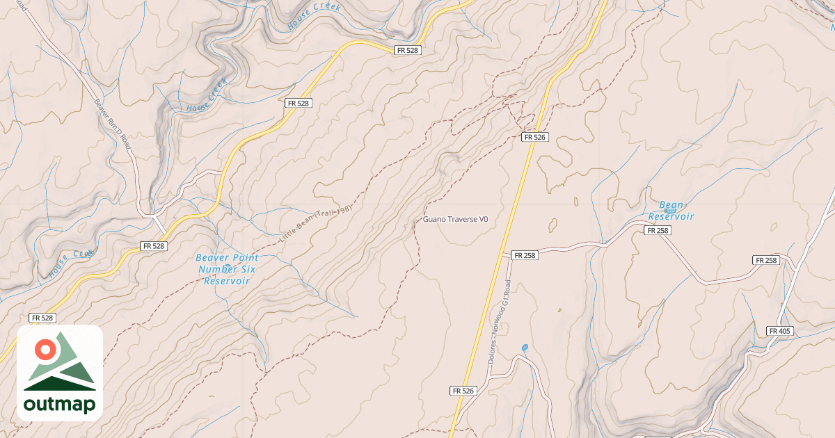 Map of Guano Traverse