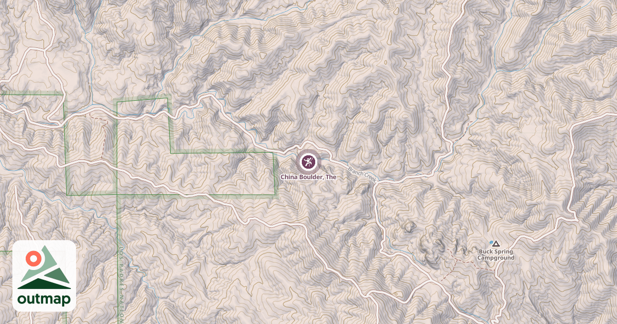 Map of China Boulder, The