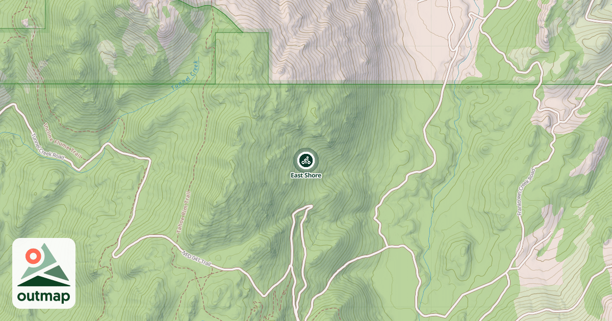 Map of East Shore