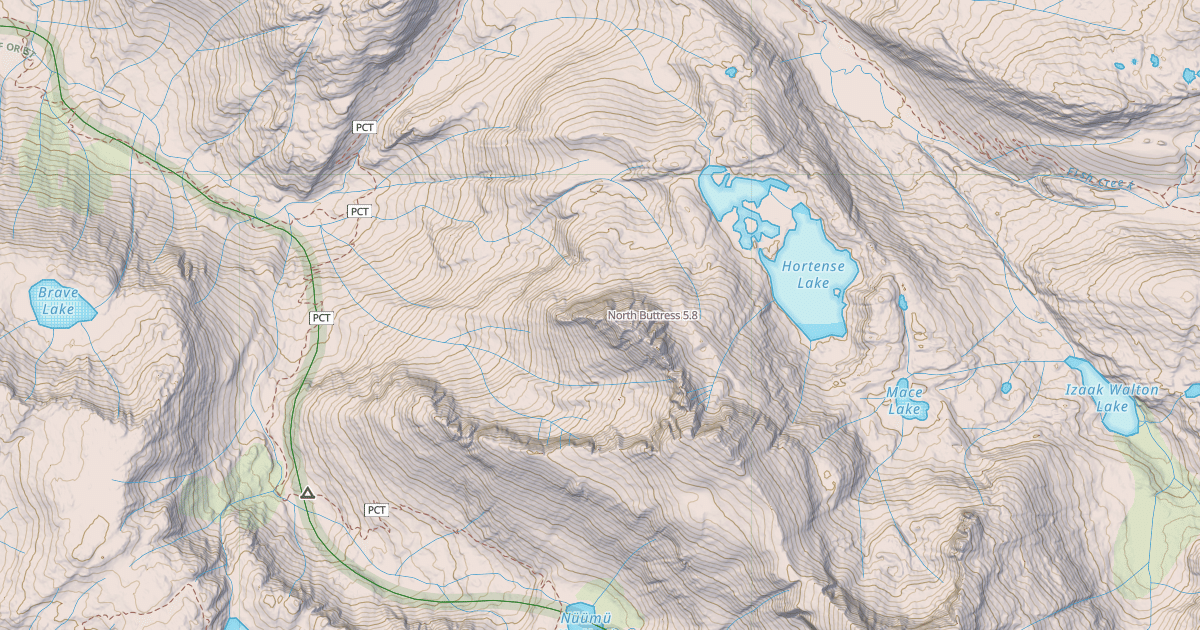 Map preview of North Buttress