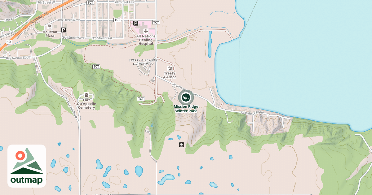 Map of Mission Ridge Winter Park