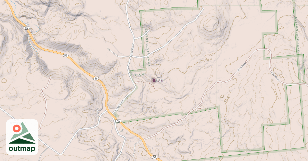Map of N.P.R.