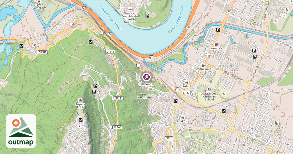 Map of Cliffhanger