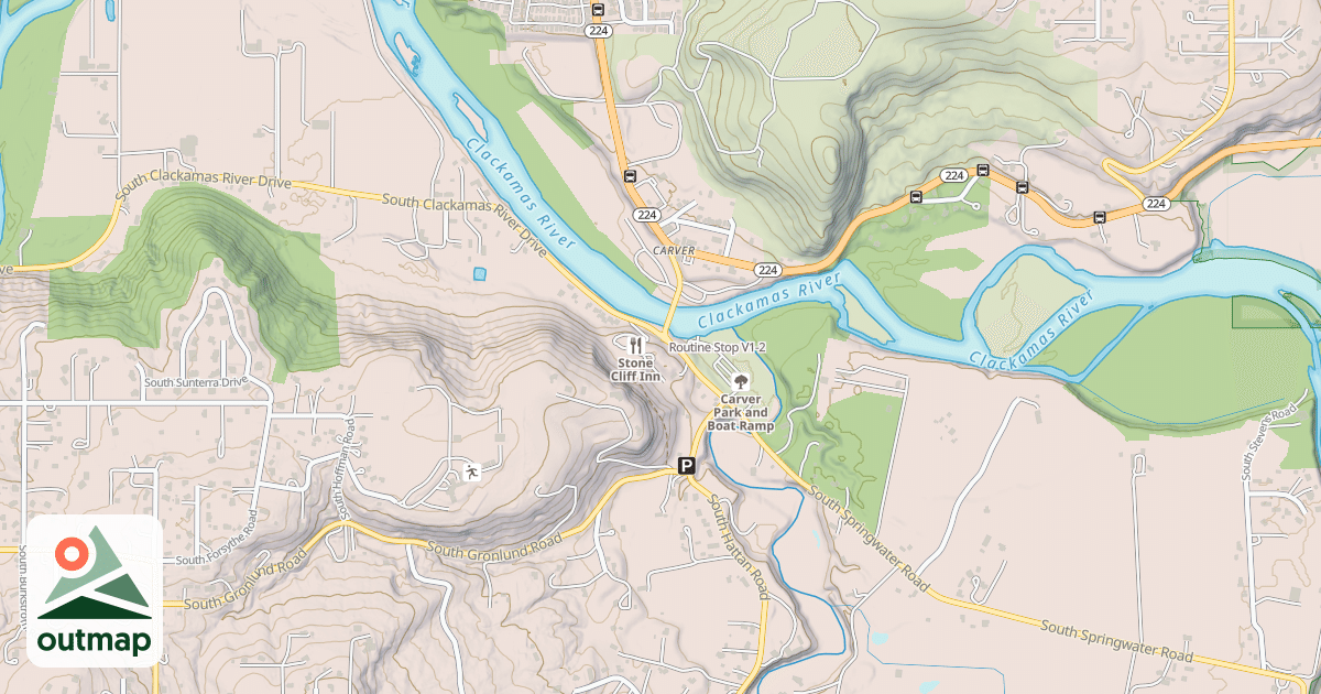 Map of Routine Stop