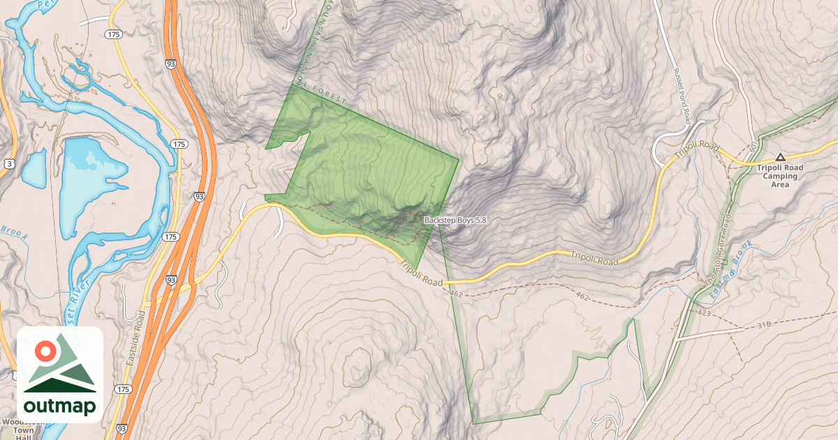 Map of Backstep Boys