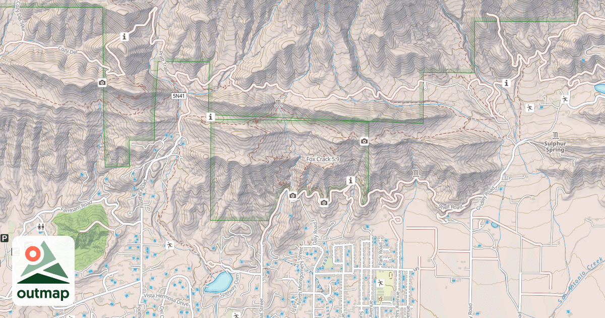 Map of Fox Crack