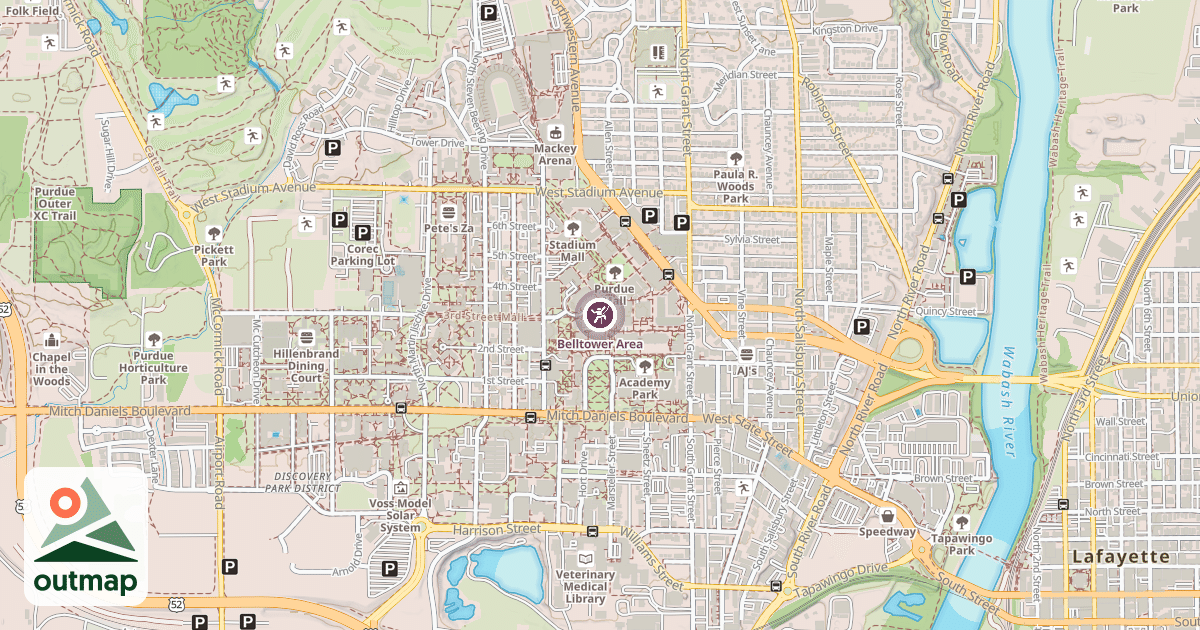 Map of Belltower Area
