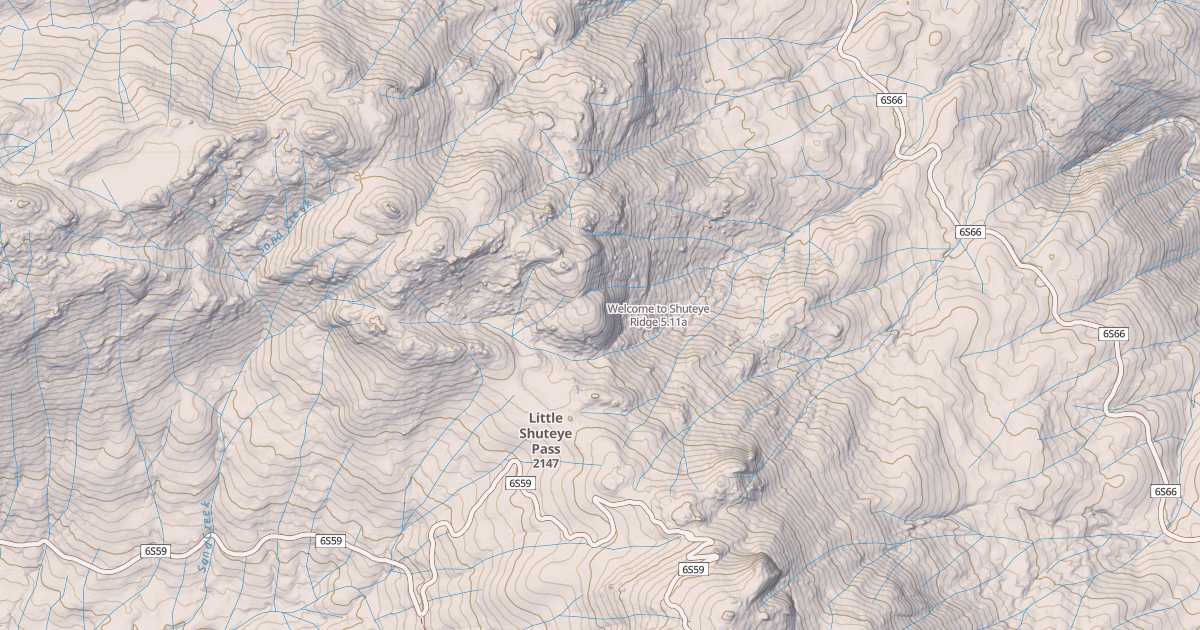 Map preview of Welcome to Shuteye Ridge