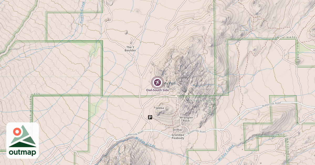 Map of Owl-South Side