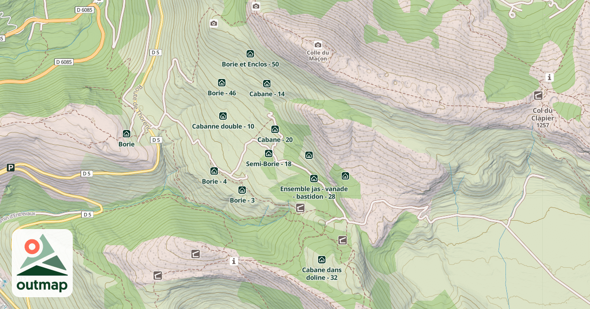 Map of Cabanne double - 48