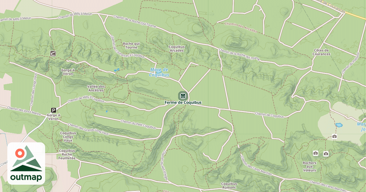 Map of Ferme de Coquibus