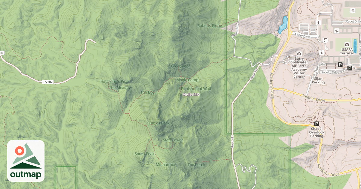 Map of Orville