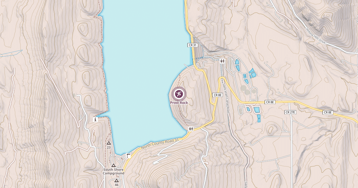 Map preview of Prow Rock