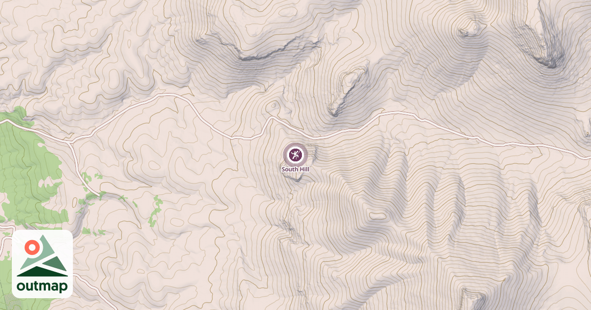 Map of South Hill