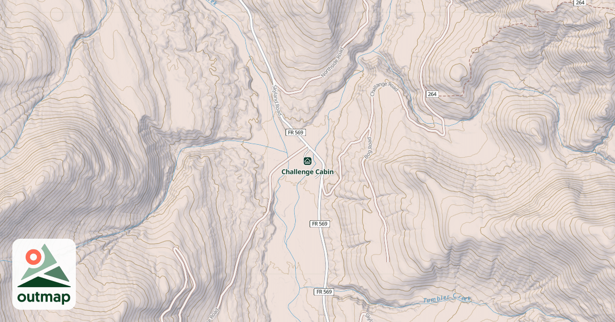 Map of Challenge Cabin