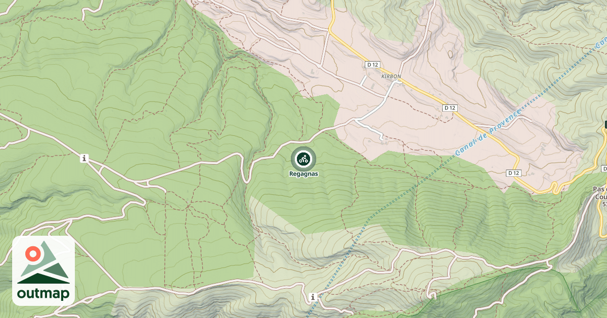 Map of Regagnas