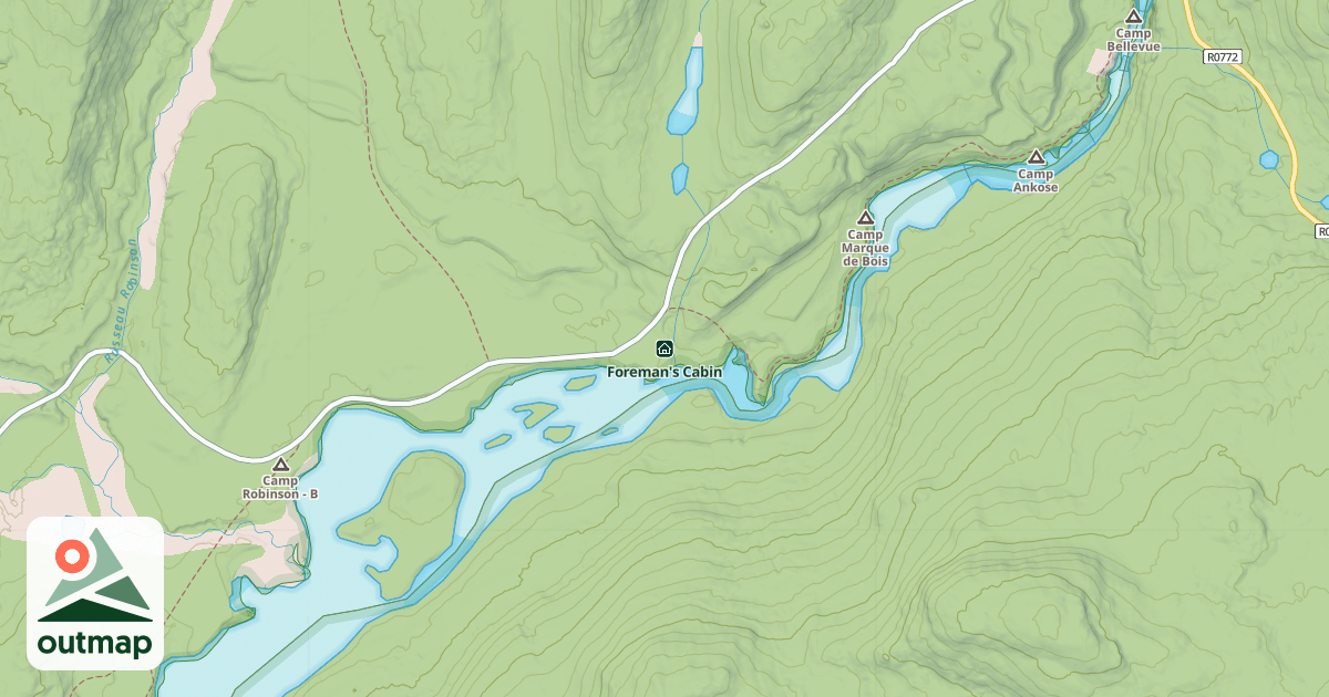 Map of Foreman's Cabin