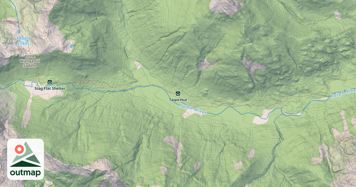 Map of Taipo Hut