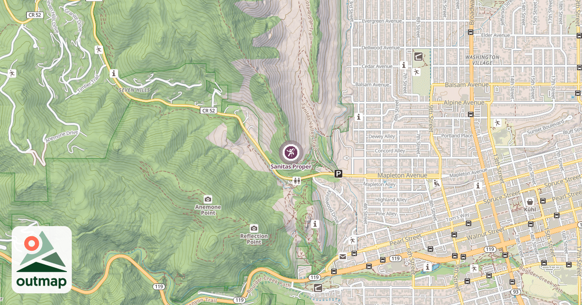 Map of Sanitas Proper